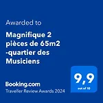 Magnifique 2 Pieces De 65m2 -quartier Des Musiciens شقة نيس